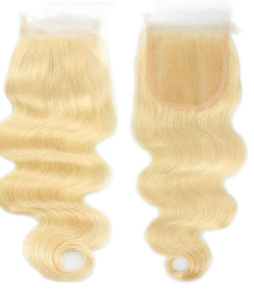 Lace closures and Lace Frontals: Body Wave, Straight, Blonde (613)