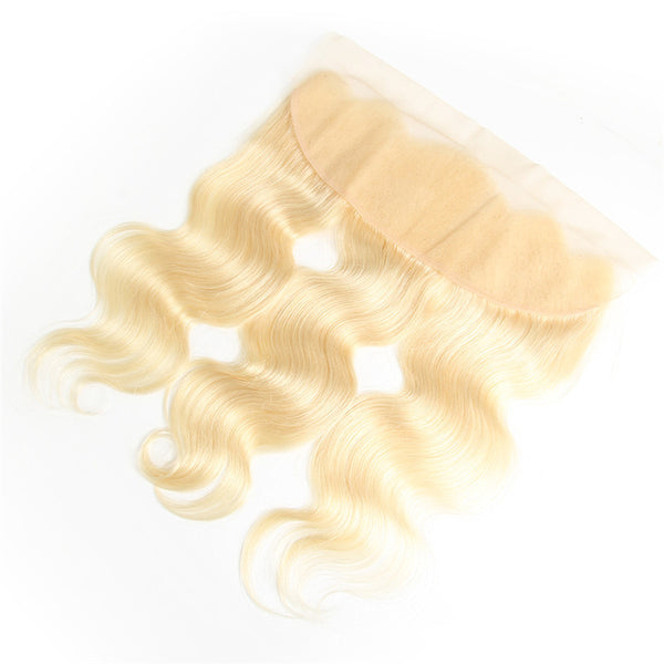 Lace closures and Lace Frontals: Body Wave, Straight, Blonde (613)